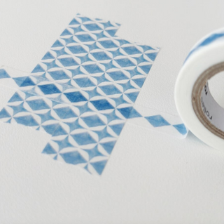 Rolledpaint - Blue Diamond - Washi Tape