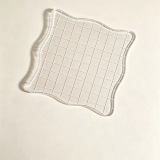 Clear Acrylic Stamp Block - Grid